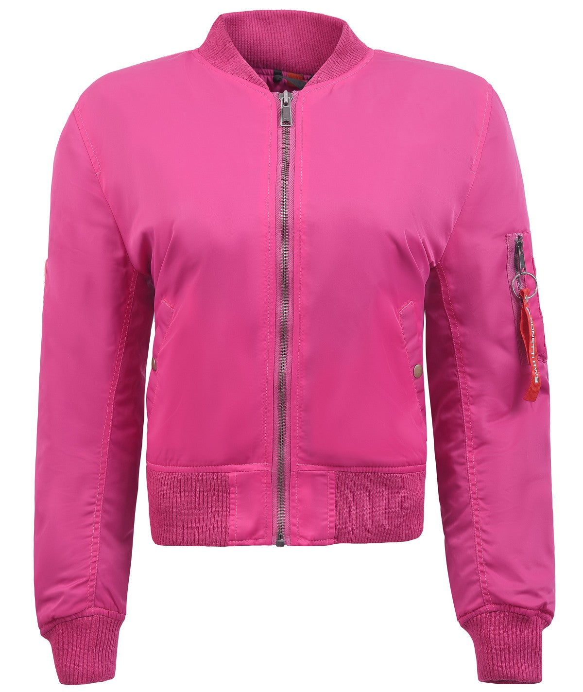 CAZADORA DE MOTO BOMBER MUJER EN 100% NAYLON, IMPERMEABLE, TRANSPIRABLE Y TÉRMICO CON PROTECTORES C.E. EN 1621 NIVEL 2