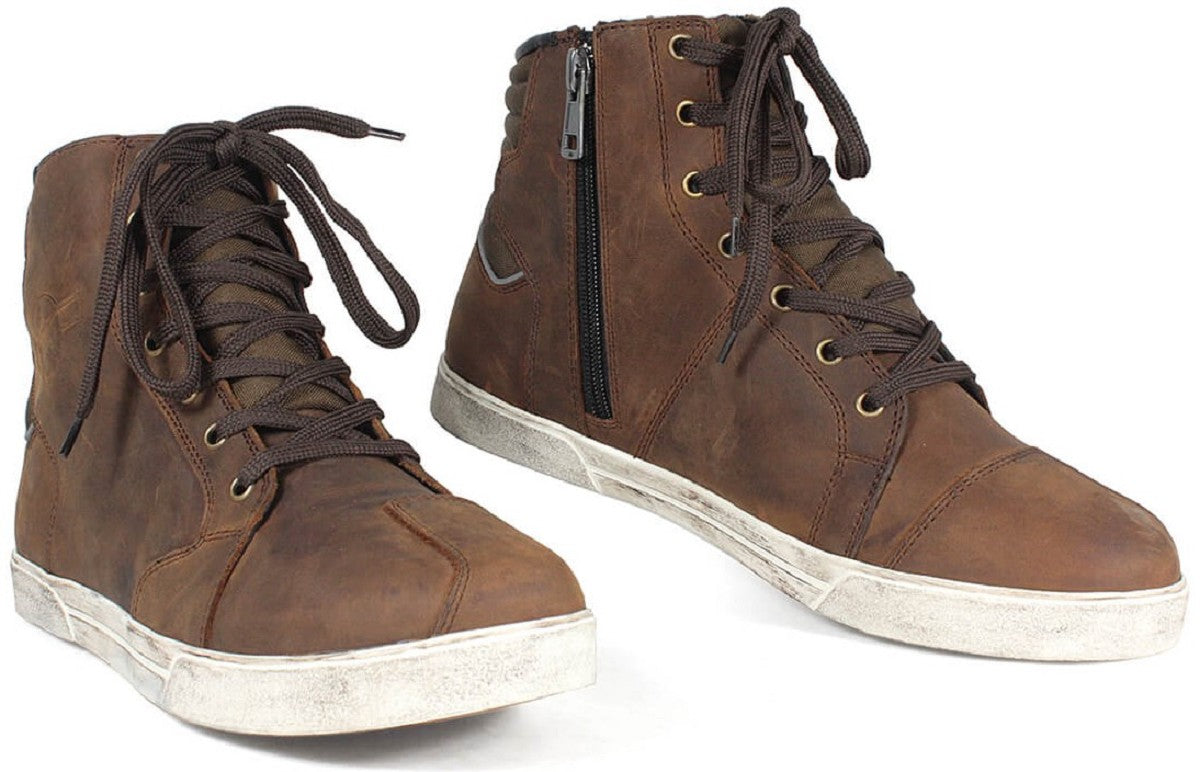 ZAPATILLAS MOTO URBANO EN PIEL CON PROTECCIONES Y HOMOLOGACIÓN CE Y EPI