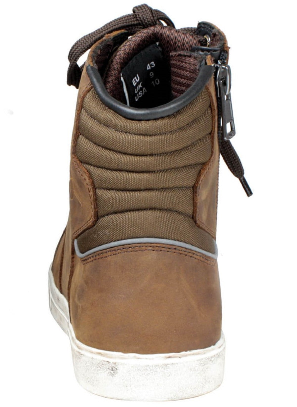 ZAPATILLAS MOTO URBANO EN PIEL CON PROTECCIONES Y HOMOLOGACIÓN CE Y EPI