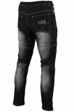 PANTALÓN VAQUERO TEJANO UNISEX DE KEVLAR CON PROTECCIONES C.E. Y ZONAS ELÁSTICAS (1)