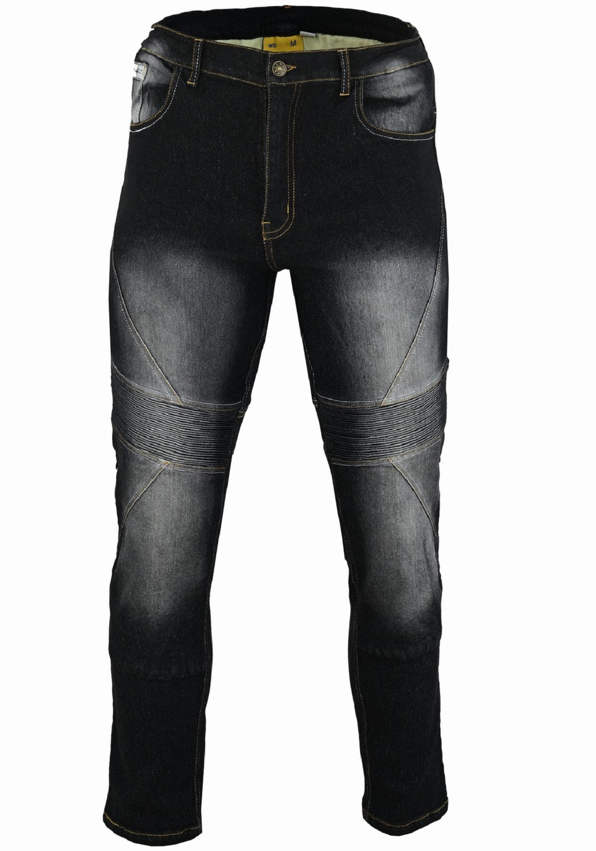 PANTALÓN VAQUERO TEJANO UNISEX DE KEVLAR CON PROTECCIONES C.E. Y ZONAS ELÁSTICAS (1)