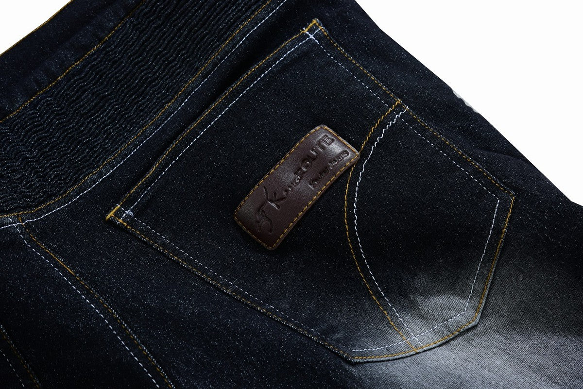 PANTALÓN VAQUERO TEJANO UNISEX DE KEVLAR CON PROTECCIONES C.E. Y ZONAS ELÁSTICAS (1)