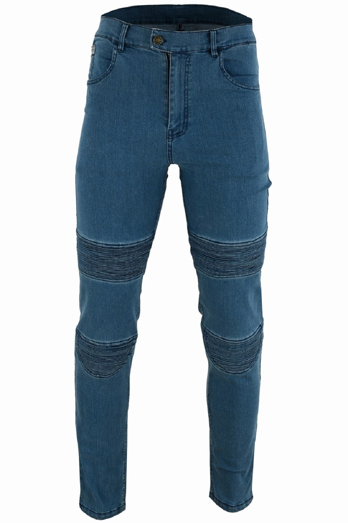PANTALÓN KEVLAR VAQUERO UNISEX FLEXIBLE Y ZONAS ELÁSTICAS CON TRATAMIENTO IMPERMEABLE Y PROTECCIONES C.E.