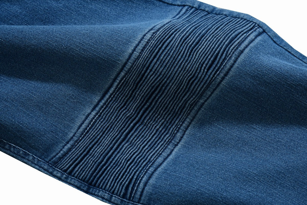 PANTALÓN KEVLAR VAQUERO UNISEX FLEXIBLE Y ZONAS ELÁSTICAS CON TRATAMIENTO IMPERMEABLE Y PROTECCIONES C.E.