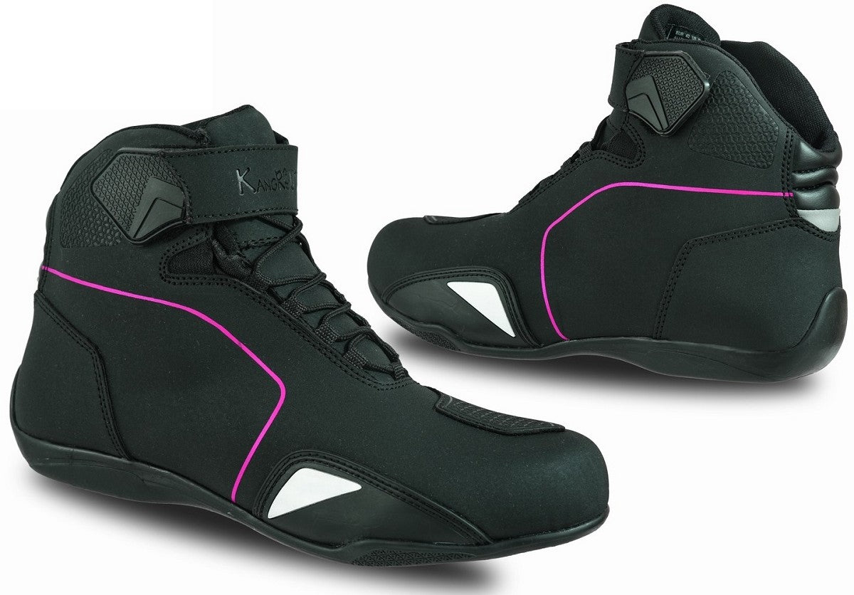 ZAPATILLAS DE MOTO PARA MUJER, IMPERMEABLES Y TRANSPIRABLES CON HOMOLOGACIÓN CE Y EPI