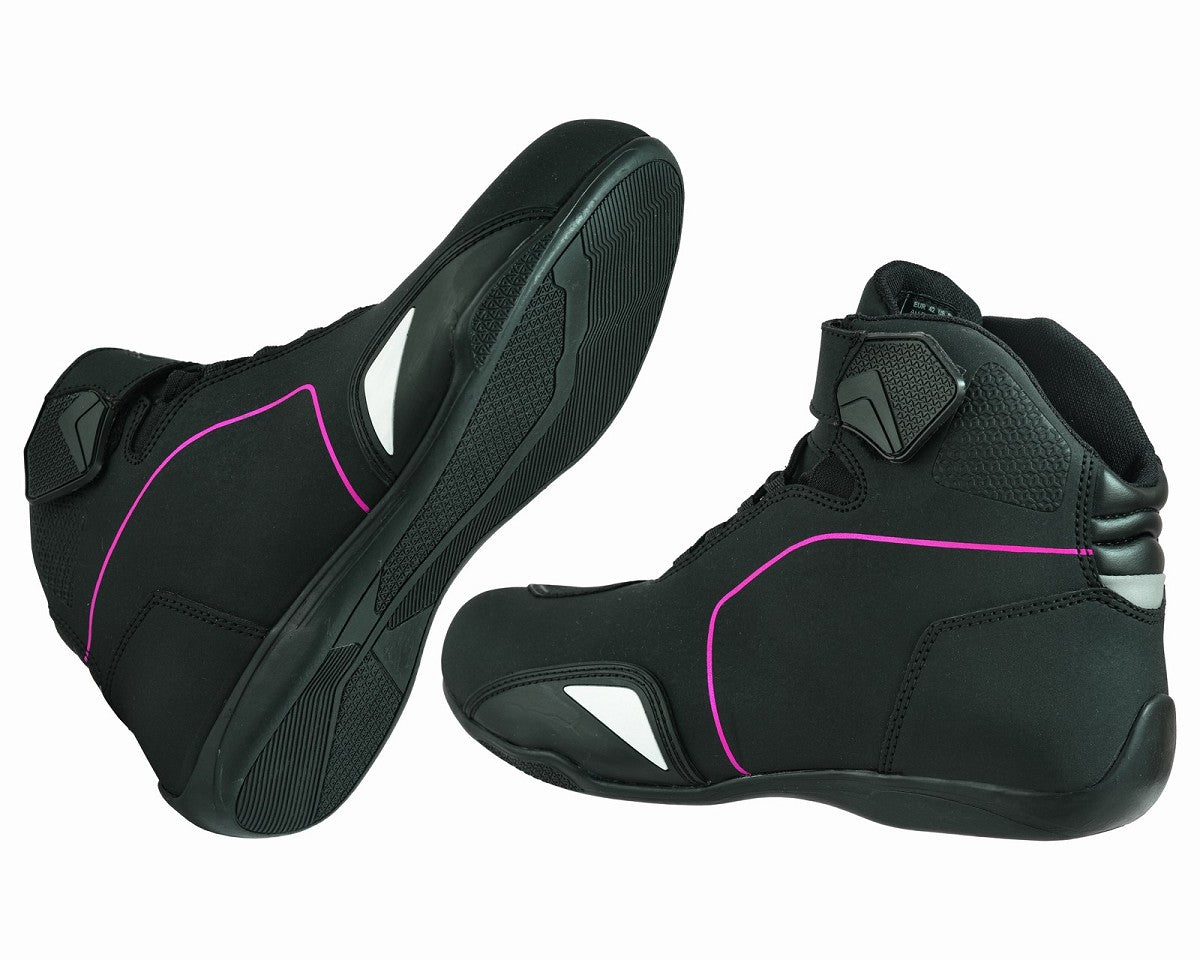 ZAPATILLAS DE MOTO PARA MUJER, IMPERMEABLES Y TRANSPIRABLES CON HOMOLOGACIÓN CE Y EPI