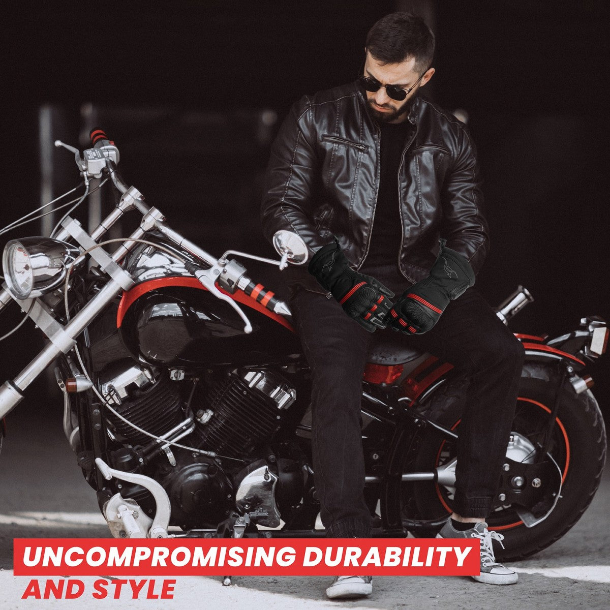 GUANTES DE MOTO INVERNALES, LARGOS, TÉRMICOS Y IMPERMEABLES