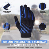 GUANTES DE MOTO LIGEROS CONFECCIONADOS EN TEJIDO TRANSPIRABLE Y RESISTENTE CON PROTECCIONES PARA VERANO (1)