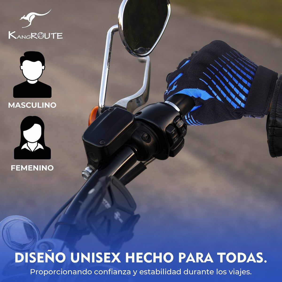 GUANTES DE MOTO LIGEROS CONFECCIONADOS EN TEJIDO TRANSPIRABLE Y RESISTENTE CON PROTECCIONES PARA VERANO (1)