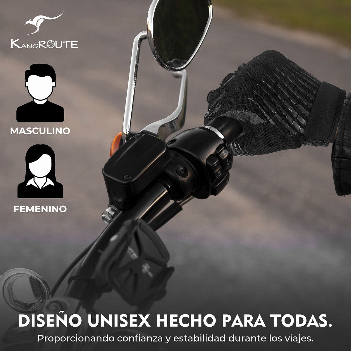 GUANTES DE MOTO LIGEROS CONFECCIONADOS EN TEJIDO ELASTICO, TRANSPIRABLE Y RESISTENTE CON PROTECCIONES PARA VERANO (1)