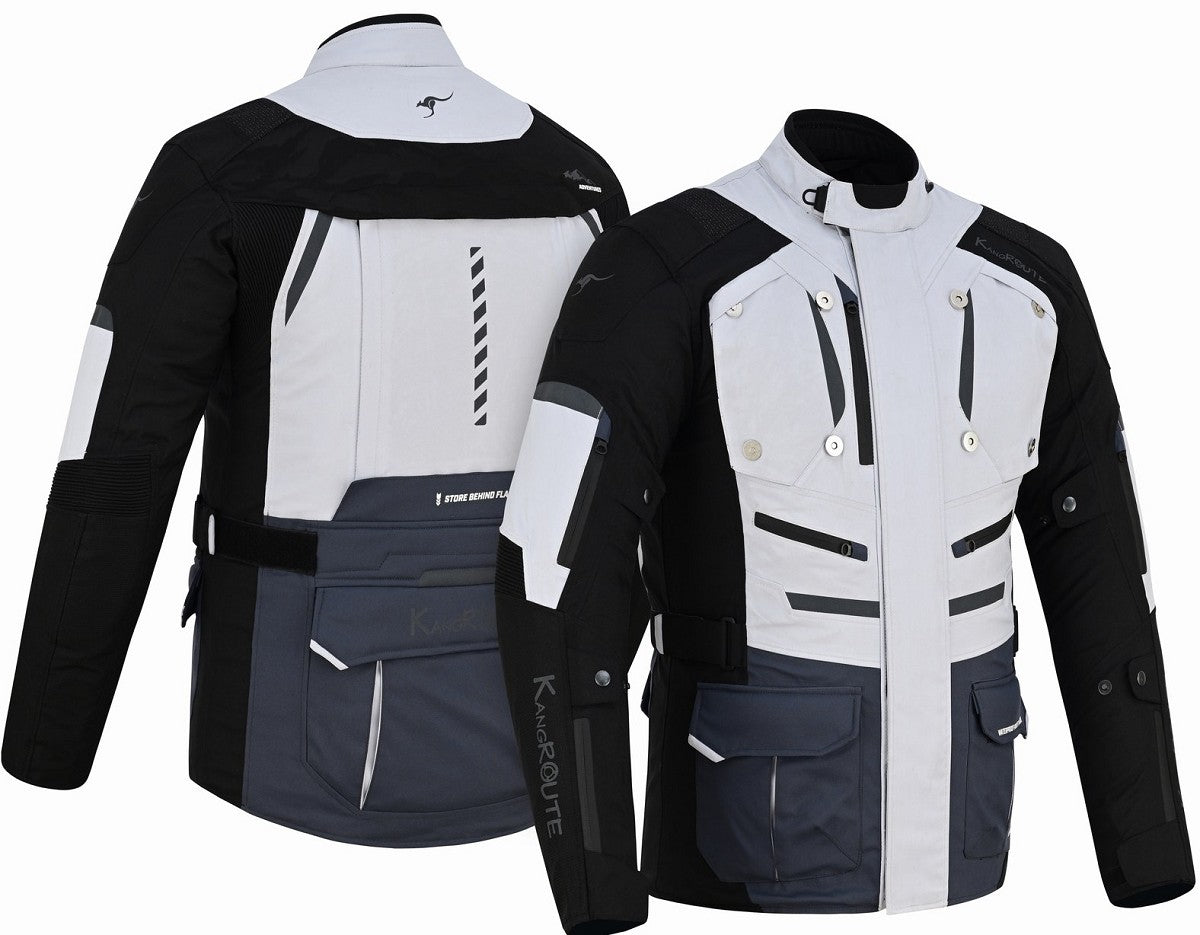 CHAQUETA DE MOTO TEXTIL ADVENTURE / TOURING 3/4 ALL SEASON � C.E. HOMOLOGADA (1)