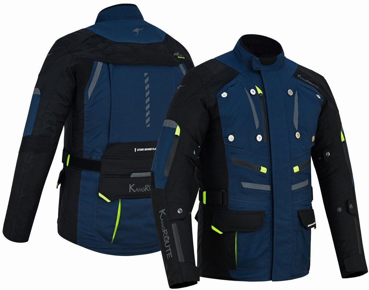 CHAQUETA DE MOTO TEXTIL ADVENTURE / TOURING 3/4 ALL SEASON � C.E. HOMOLOGADA (2)