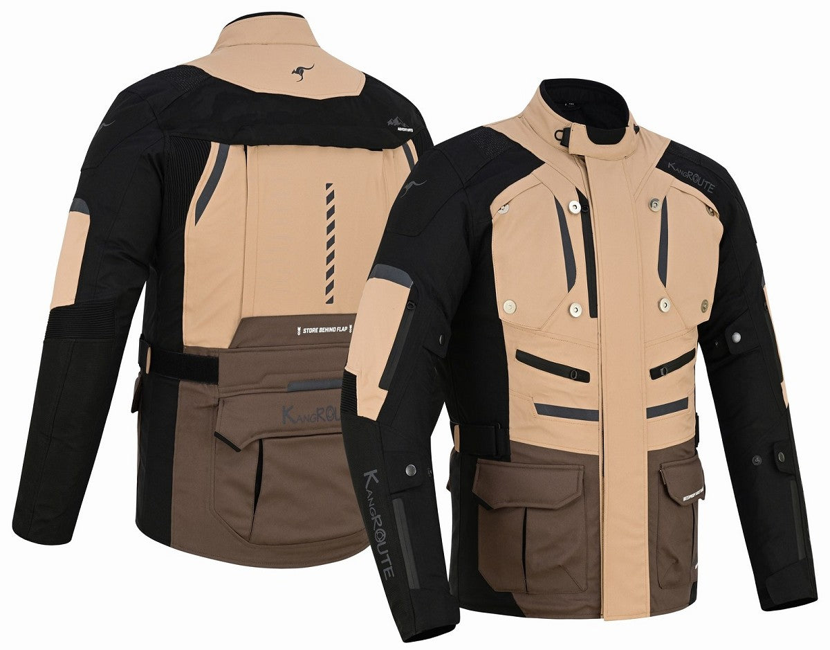 CHAQUETA DE MOTO TEXTIL ADVENTURE / TOURING 3/4 ALL SEASON � C.E. HOMOLOGADA (3)