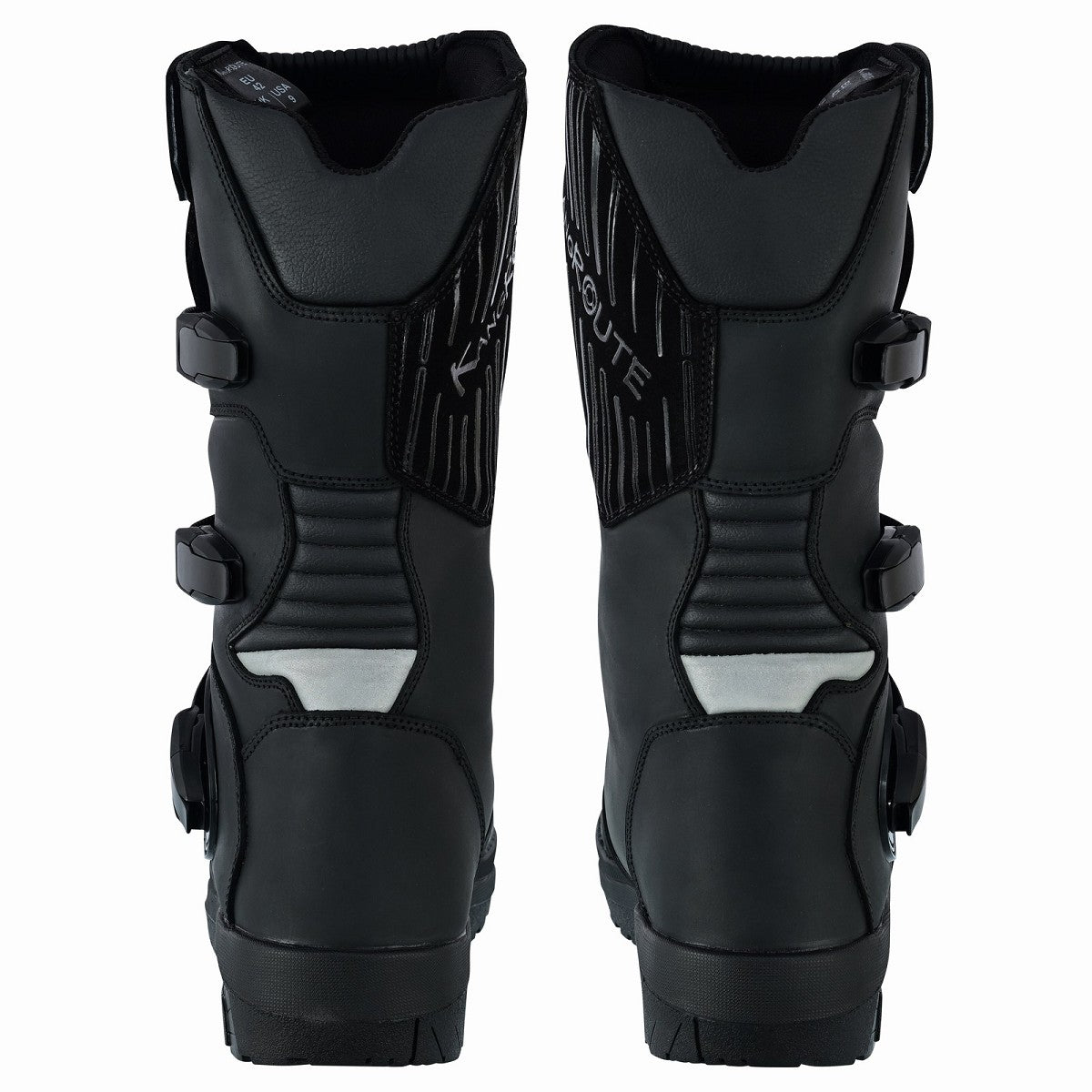 BOTAS DE MOTO ADVENTURE / TOURING DE CAÑA ALTA EN PIEL BOVINA CON PROTECTORES PU Y HOMOLOGACIÓN C.E. EPI