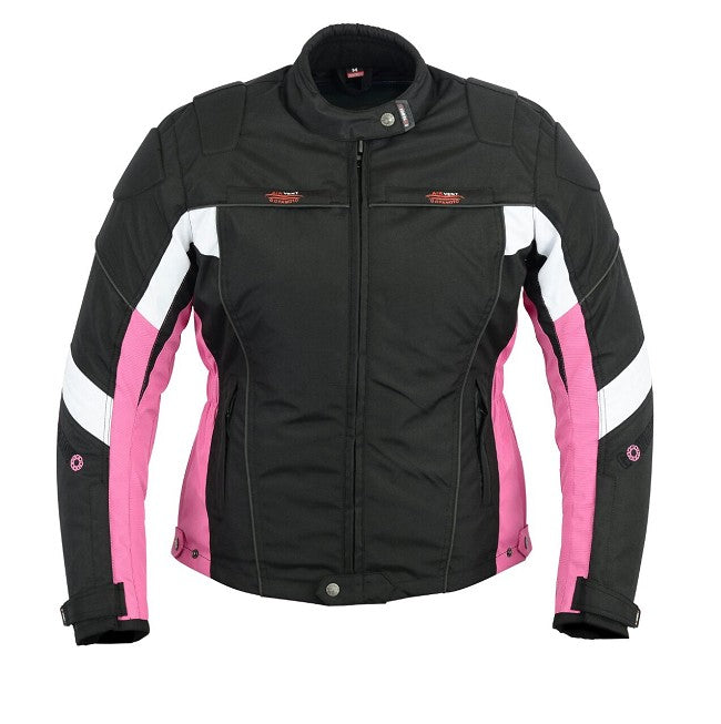 REF:GM105 FUCSIACHAQUETA DE CORDURA PARA CHICAS 100% IMPERMEABLE Y PROTECCIONES CE