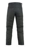 PANTALÓN VAQUERO ESTILO TEJANO DE MOTO EN CORDURA IMPERMEABLE CON PROTECCIONES