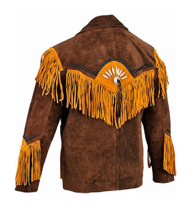 REF:GM11129CHAQUETA DE CUERO CON FLECOS ESTILO MOTORISTAS INDIANS