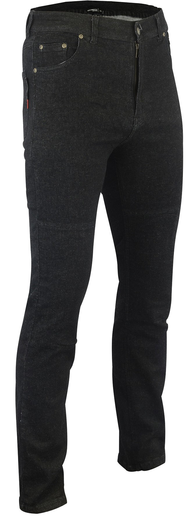 PANTALÓN TEJANO CON REFUERZOS DE TEJIDO KEVLAR Y PROTECCIONES EXTRAIBLES