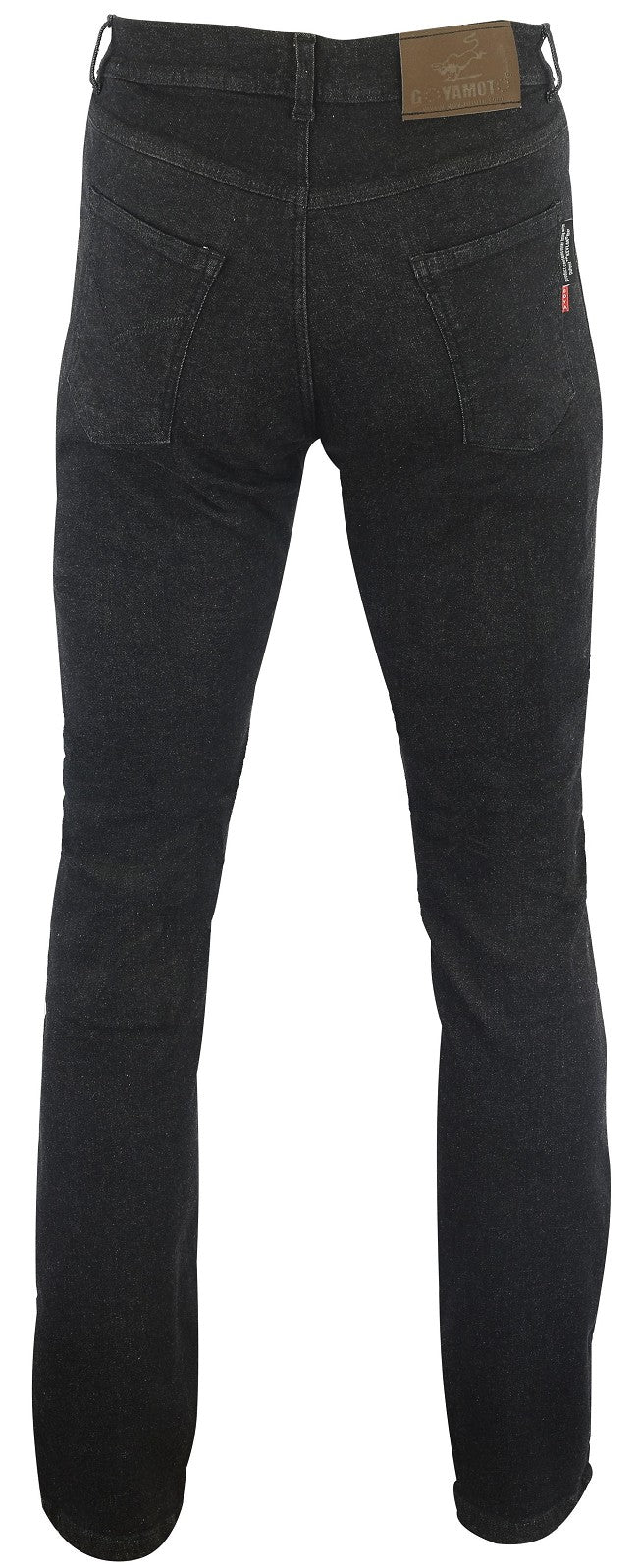 PANTALÓN TEJANO CON REFUERZOS DE TEJIDO KEVLAR Y PROTECCIONES EXTRAIBLES