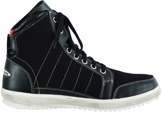 ZAPATILLAS MOTO STREET EN PIEL CON PROTECCIONES TIPO BAMBAS IMPERMEABLES