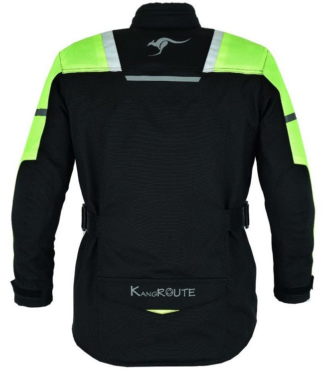 REF:FEBO KIDS FLUORCHAQUETA INFANTIL DE MOTO EN CORDURA 3/4 CON PROTECCIONES C.E.