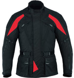 CHAQUETA DE CORDURA IMPERMEABLE PARA MOTORISTAS CON PROTECCIONES C.E, 3/4 UNISEX