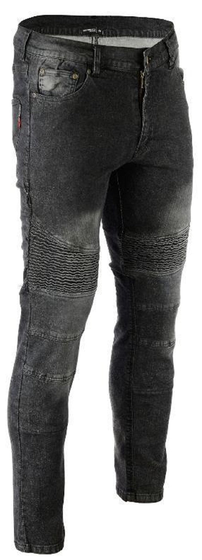 PANTALÓN VAQUERO TEJANO FLEXIBLE UNISEX CON REFUERZOS DE TEJIDO KEVLAR Y PROTECCIONES C.E. (1)