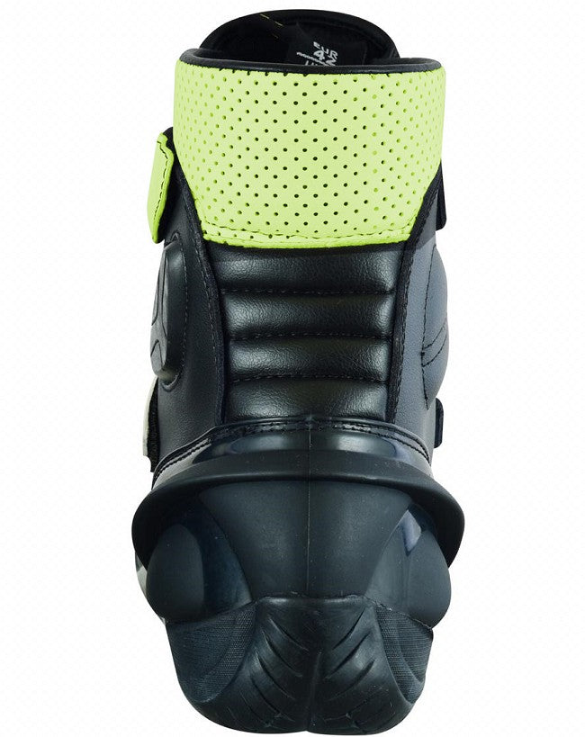 SHORT SHAFT LEATHER BIKER BOOTS, UNISEX