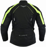 REF:Atenea FluorCHAQUETA DE MOTO EN CORDURA 3/4 UNISEX, IMPERMEABLE 100%