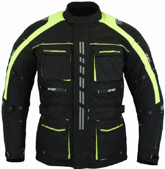 REF:Atenea FluorCHAQUETA DE MOTO EN CORDURA 3/4 UNISEX, IMPERMEABLE 100%