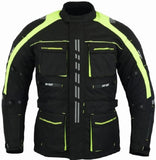 REF:Atenea FluorCHAQUETA DE MOTO EN CORDURA 3/4 UNISEX, IMPERMEABLE 100%