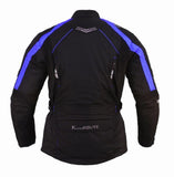 CHAQUETA DE MOTO EN CORDURA 3/4 UNISEX, IMPERMEABLE, FORRO DESMONTABLE