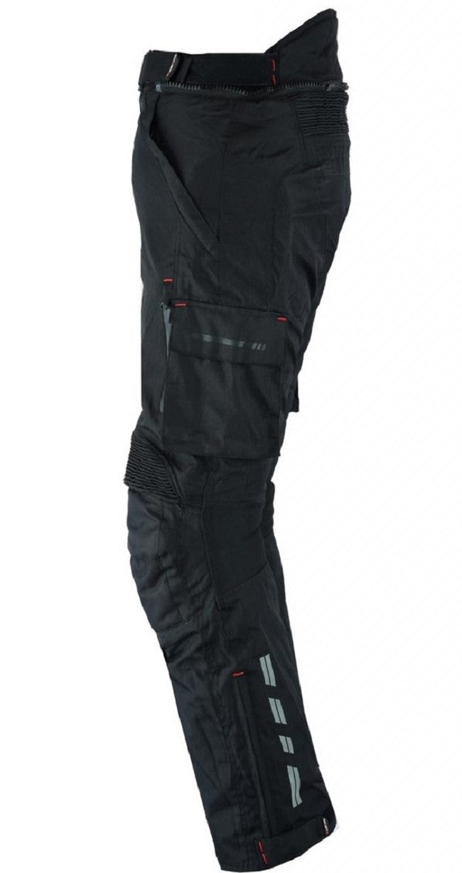 PANTALON DE MOTO EN CORDURA IMPERMEABLE TRANSPIRABLE CON PROTECCIONES CE