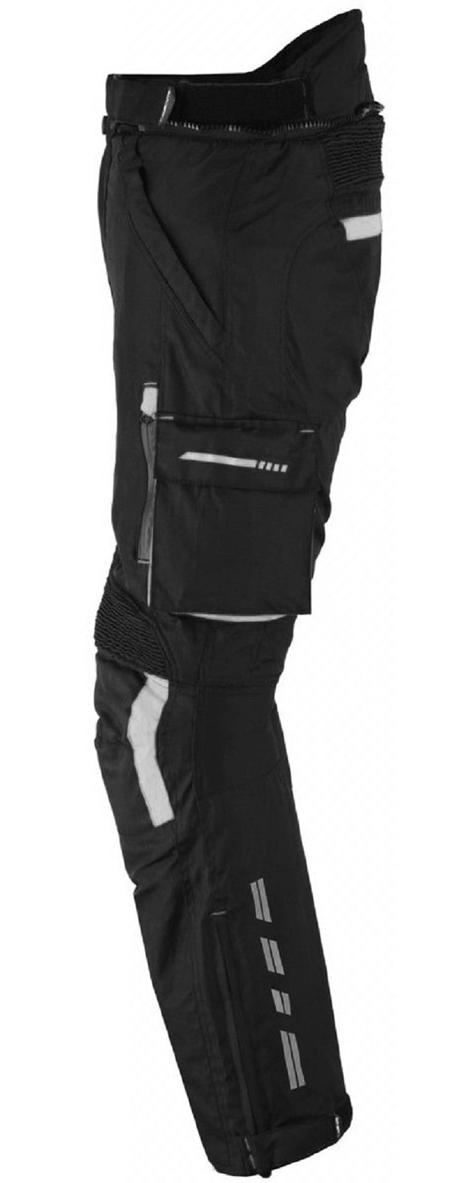 PANTALON DE MOTO EN CORDURA IMPERMEABLE, CORTAVIENTO Y PROTECCIONES CE (1)
