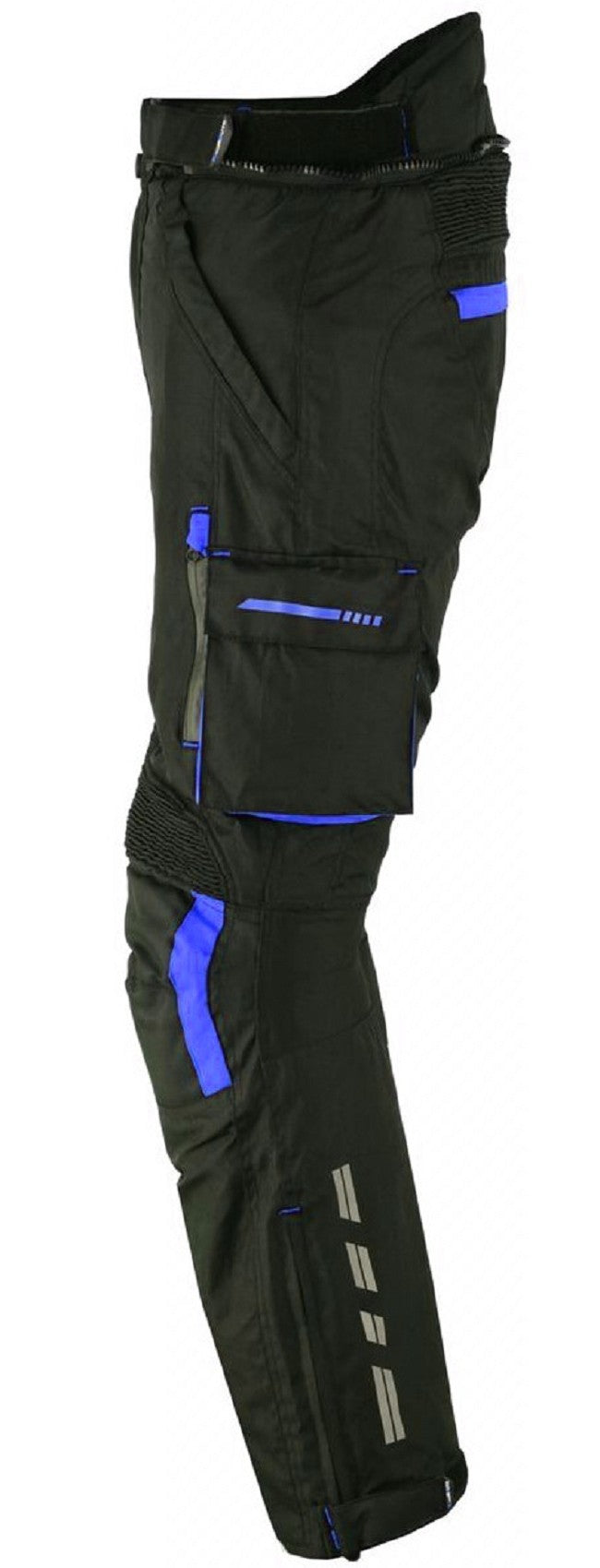PANTALON DE MOTO EN CORDURA IMPERMEABLE, CORTAVIENTO Y PROTECCIONES CE (2)