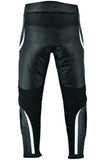 PANTALÓN DE MOTO EN PIEL CON PROTECCIONES DE TITANIO (1)