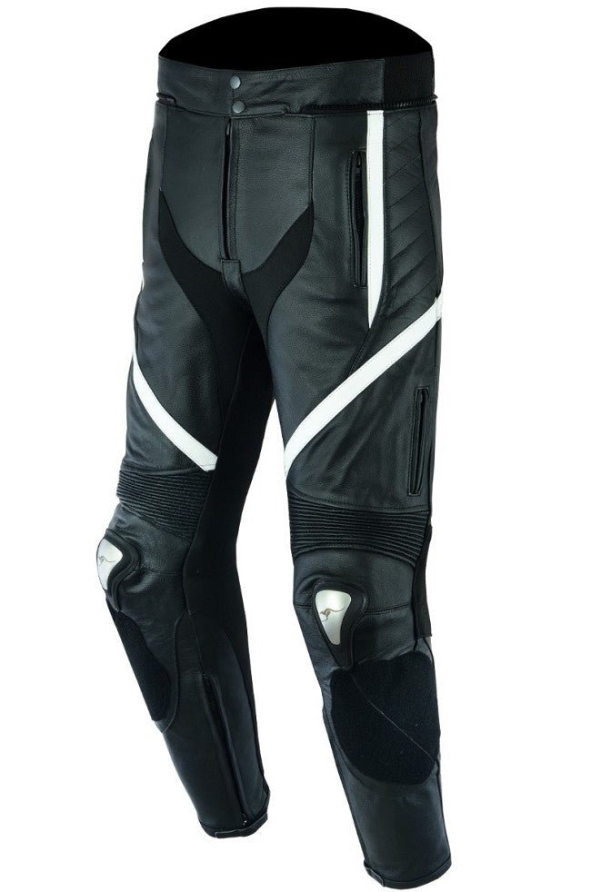 PANTALÓN DE MOTO EN PIEL CON PROTECCIONES DE TITANIO (1)