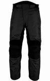 PANTALÓN DE MOTO EN CORDURA TEXTIL IMPERMEABLE CON PROTECCIONES C.E.