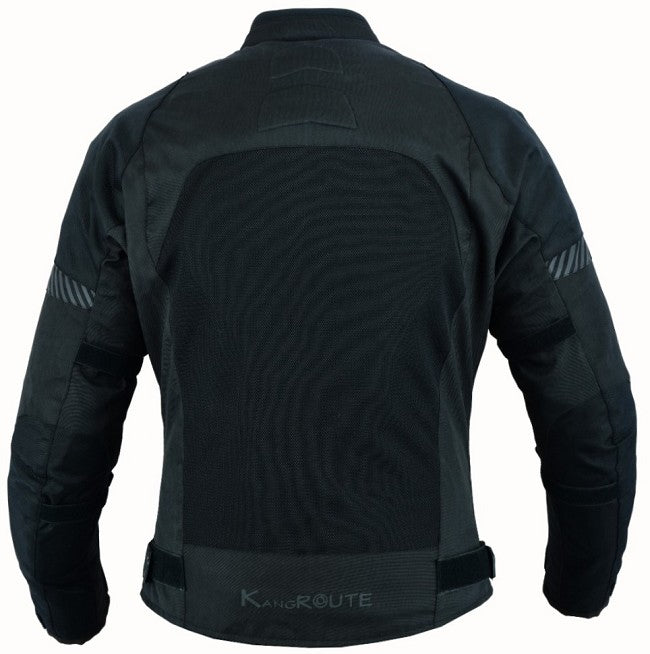 REF:EROS BLACKCHAQUETA PERFORADA DE VERANO CON FORRO IMPERMEABLE Y DESMONTABLE