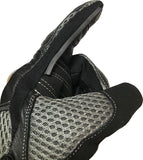 GUANTES DE VERANO PARA MOTORISTAS EN PIEL, MALLA Y FIBRA DE CARBONO