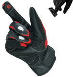 GUANTES DE VERANO PARA MOTORISTAS EN PIEL, MALLA Y FIBRA DE CARBONO (3)