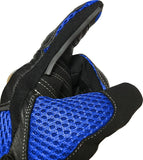 GUANTES DE VERANO PARA MOTORISTAS EN PIEL, MALLA Y FIBRA DE CARBONO (4)