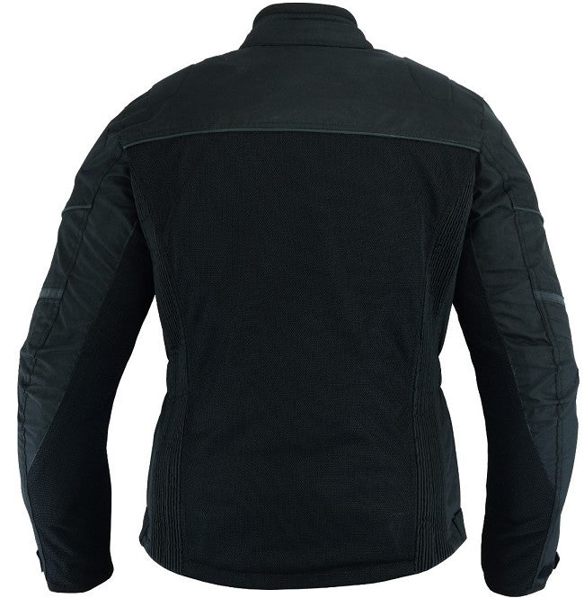 REF:IRIS NEGRA VERANO CHICASCHAQUETA PERFORADA DE CHICAS PARA VERANO CON FORRO 100% IMPERMEABLE EXTRAIBLE