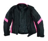 REF:IRIS FUCSIA CHICASCHAQUETA PERFORADA DE CHICAS PARA VERANO CON FORRO IMPERMEABLE EXTRAIBLE