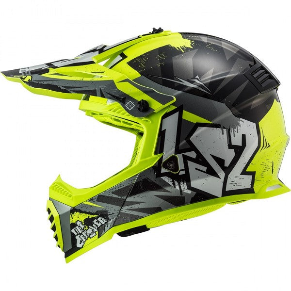 REF:MX437 FAST CRUSHER BLACK H-V YELLOWMX437 FAST CRUSHER BLACK H-V YELLOW