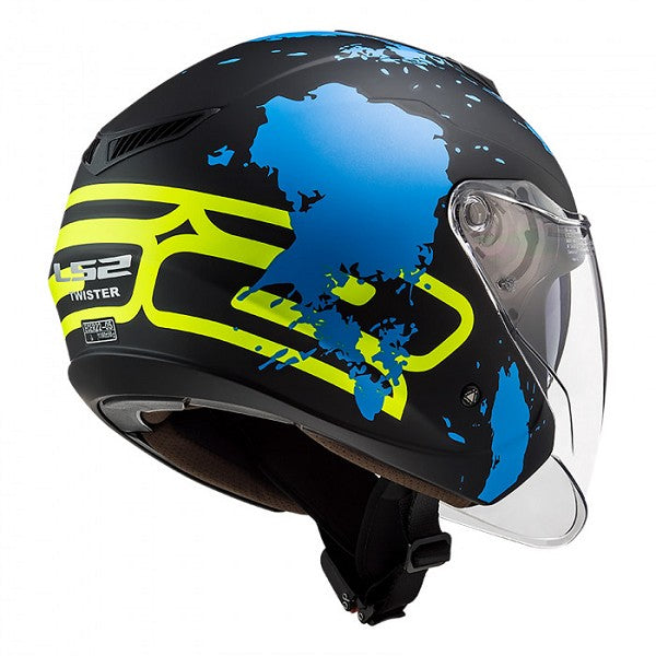 OF573 TWISTER II XOVER MATT TITANIUM BLACK BLUE