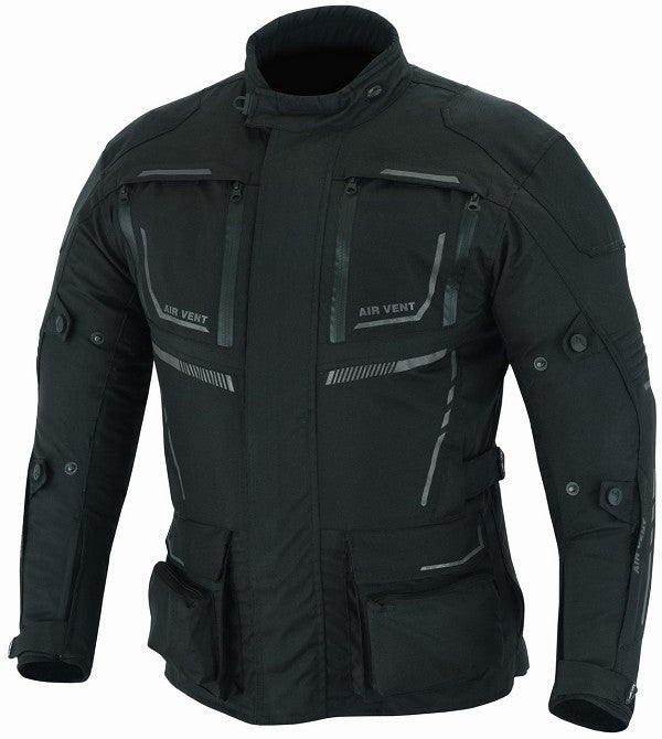 REF:TITAN NEGRA 4SEASON MANCHAQUETA DE MOTO CUATRO ESTACIONES ( 4SEASON ) TRICAPA TIPO 3/4