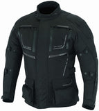 REF:TITAN NEGRA 4SEASON MANCHAQUETA DE MOTO CUATRO ESTACIONES ( 4SEASON ) TRICAPA TIPO 3/4