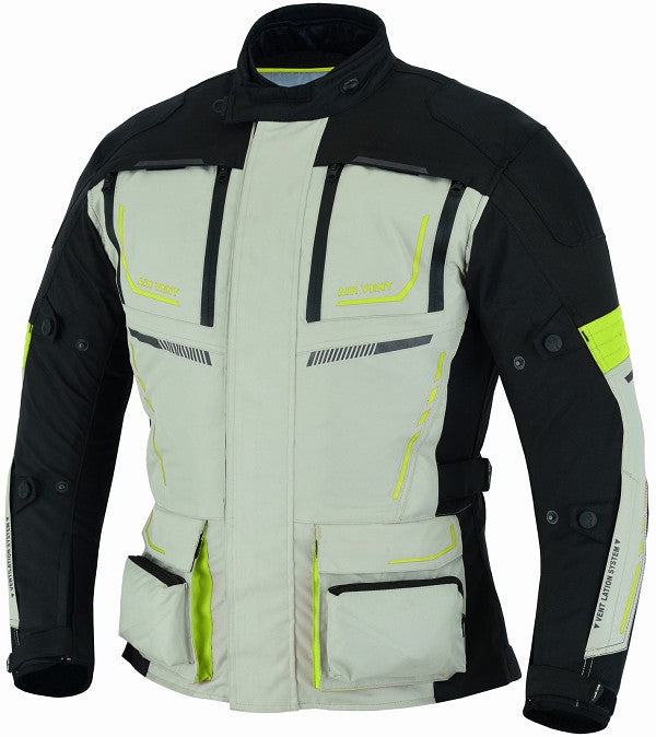 REF:TITAN FLUOR 4SEASONCHAQUETA DE MOTO CUATRO ESTACIONES ( 4SEASON ) TRICAPA TIPO 3/4