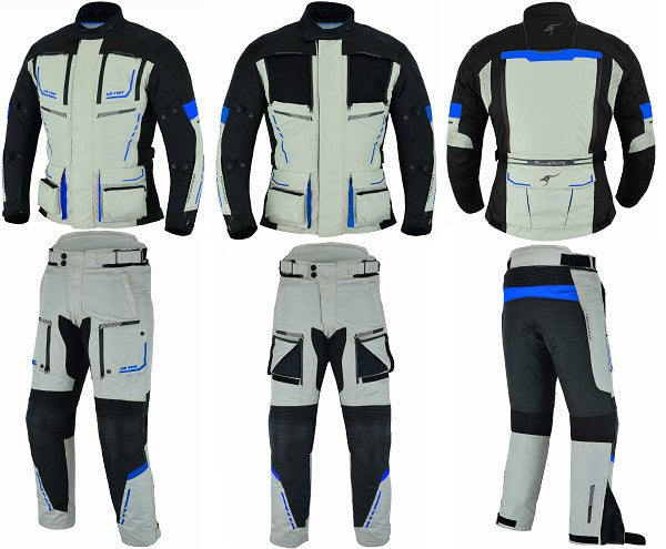 TRAJE DE MOTO 4 ESTACIONES DE DOS PIEZAS, CHAQUETA Y PANTALÓN TRICAPA (1)